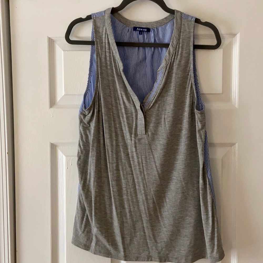 Jersey front blouse